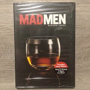 Mad Men: Season Three DVD Box Set 4 Disc Set NEW SEALED 🆕